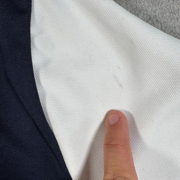 Lacoste Sport Miami Open 2022 Polo Shirt Mens Medium Blue Colorblock Ultra Dry - Picture 10 of 11